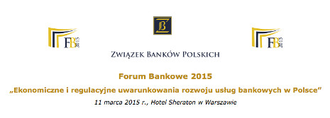 Forum Bankowe 2015 Warszawa